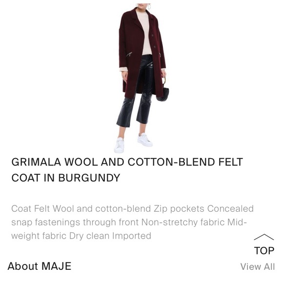 Maje coat like new! - Picture 2 of 16